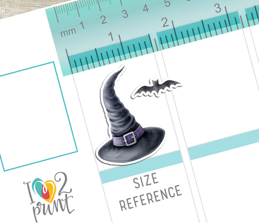 Gothic Halloween – Printable Stickers – PDF & Cut Files