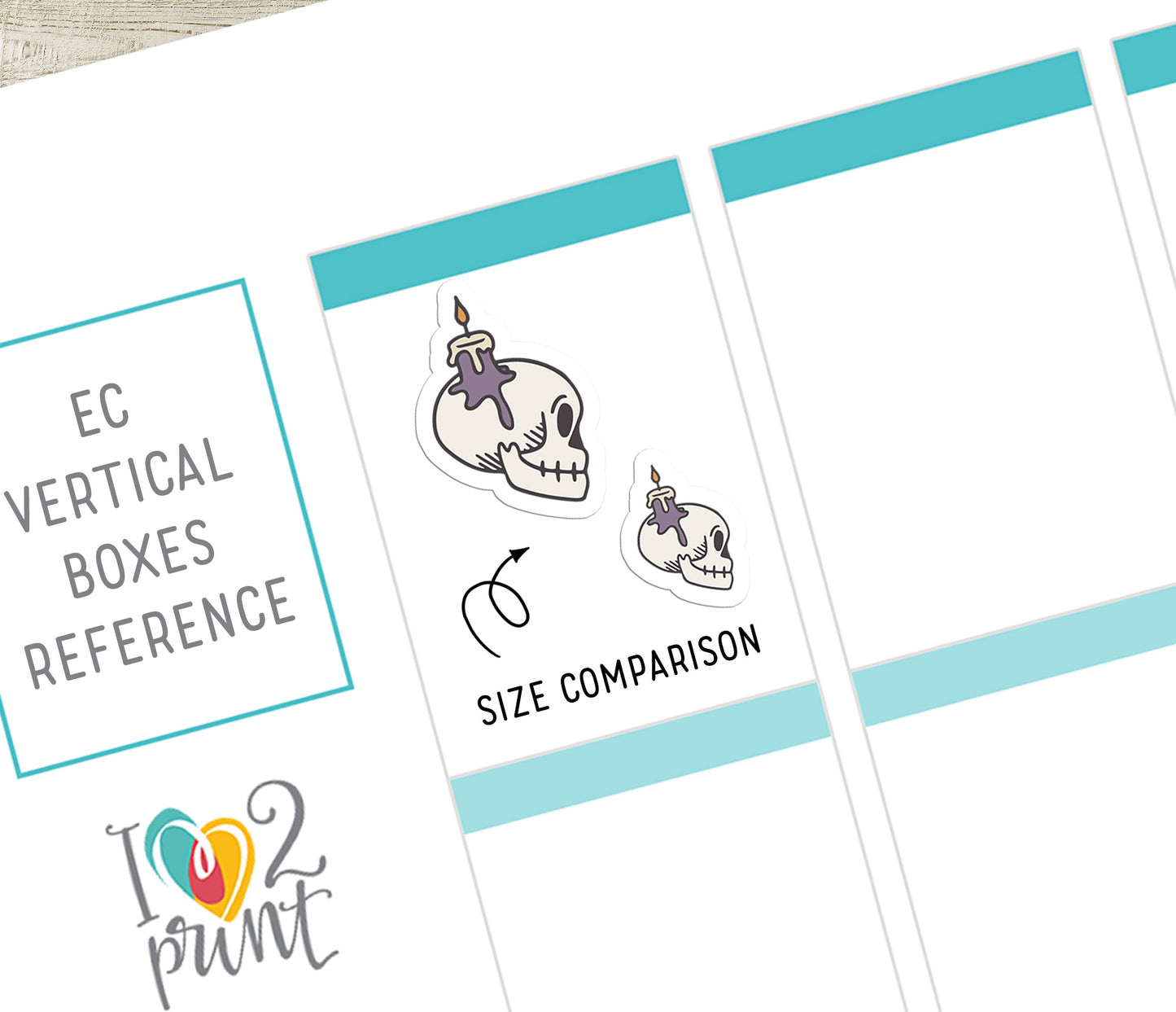 50 Halloween COLOR Icons | Printable Planner Stickers | Spooky Digital Stamps | PDF & Cut Files
