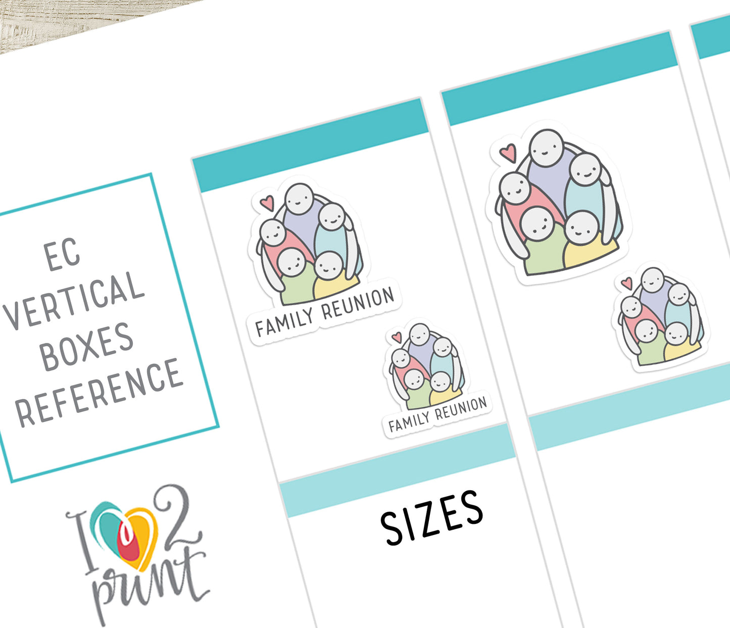 60 Holidays and Life Events Stickers – COLOR Printable Planner Icons - PDF & Cut Files