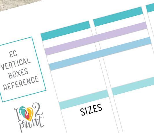 Micro colorful Washi Stripes - Printable Planner Stickers - PDF & Cut Files