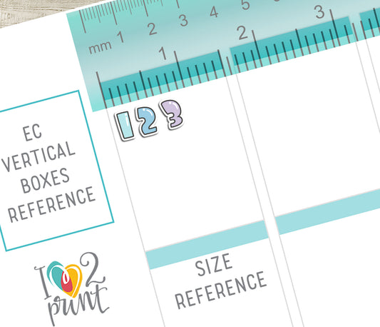 Printable Bubble Font Numbers Planner Stickers - PDF & Cut Files