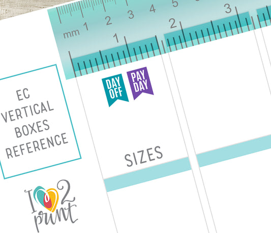 Printable Pay Day & Day Off Flag Stickers – Colorful Instant Download - PDF & Cut Files