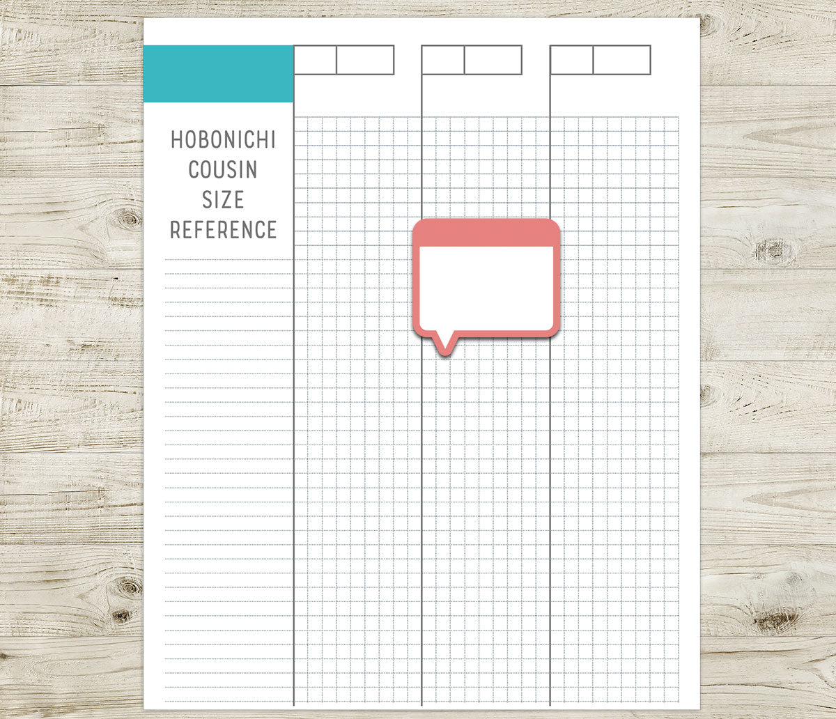 Speech Bubble Box Printable Planner Stickers โ PDF & Cut Files โ Instant Download