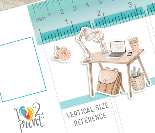 Spring Planning Decorative Stickers – Printable PDF & Cut Files