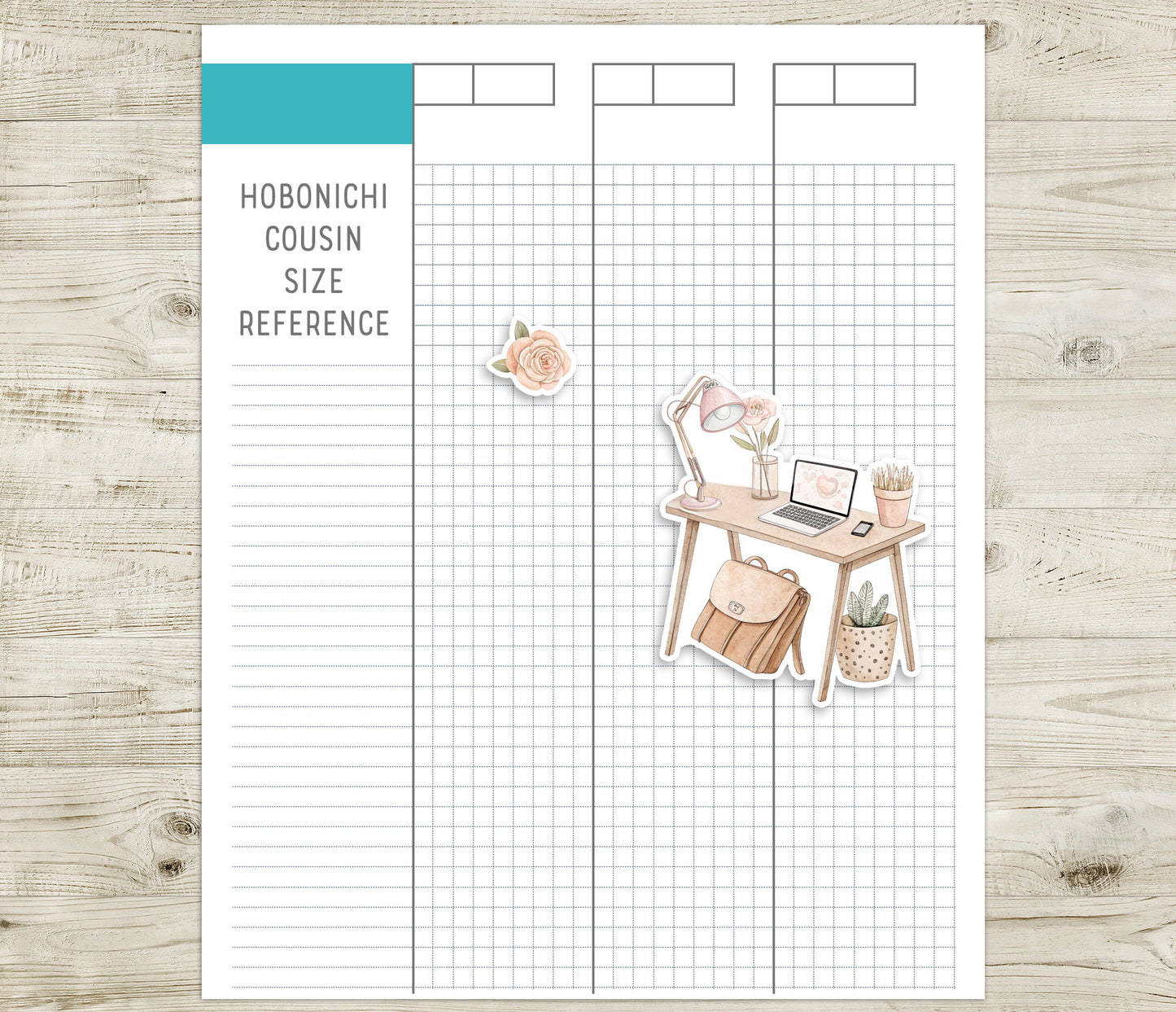 Spring Planning Decorative Stickers – Printable PDF & Cut Files