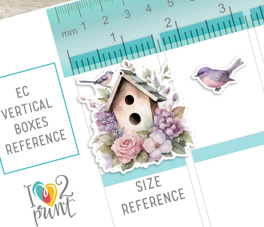 Spring Time Decorative Stickers – Printable PDF & Cut Files