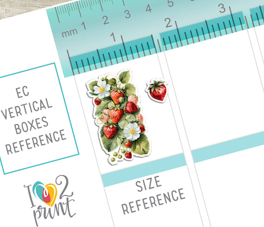 Strawberry Fields Decorative Stickers – Printable PDF & Cut Files