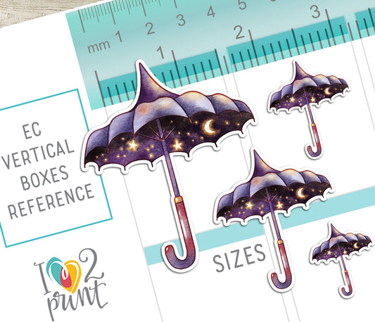 Summer Goth Decorative Stickers - Printable PDF & Cut Files