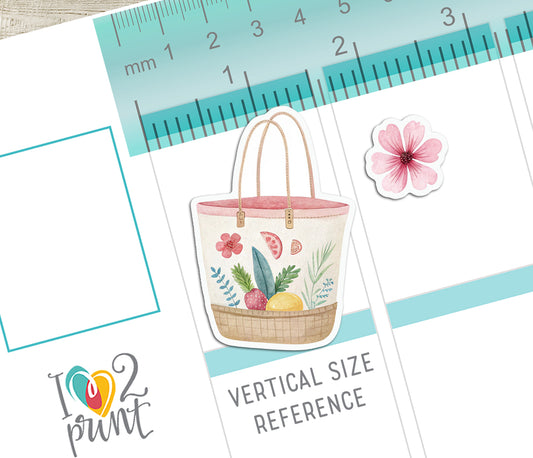 Sweet Summer Decorative Stickers - Printable PDF & Cut Files