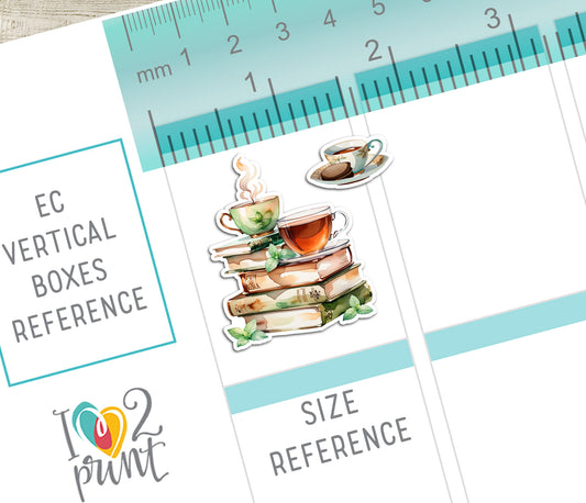 Tea Time Decorative Stickers - Printable PDF & Cut Files
