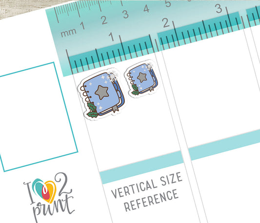 50 Winter - Daily Life Printable Icons Stickers – COLOR Planner Icons - PDF & Cut Files