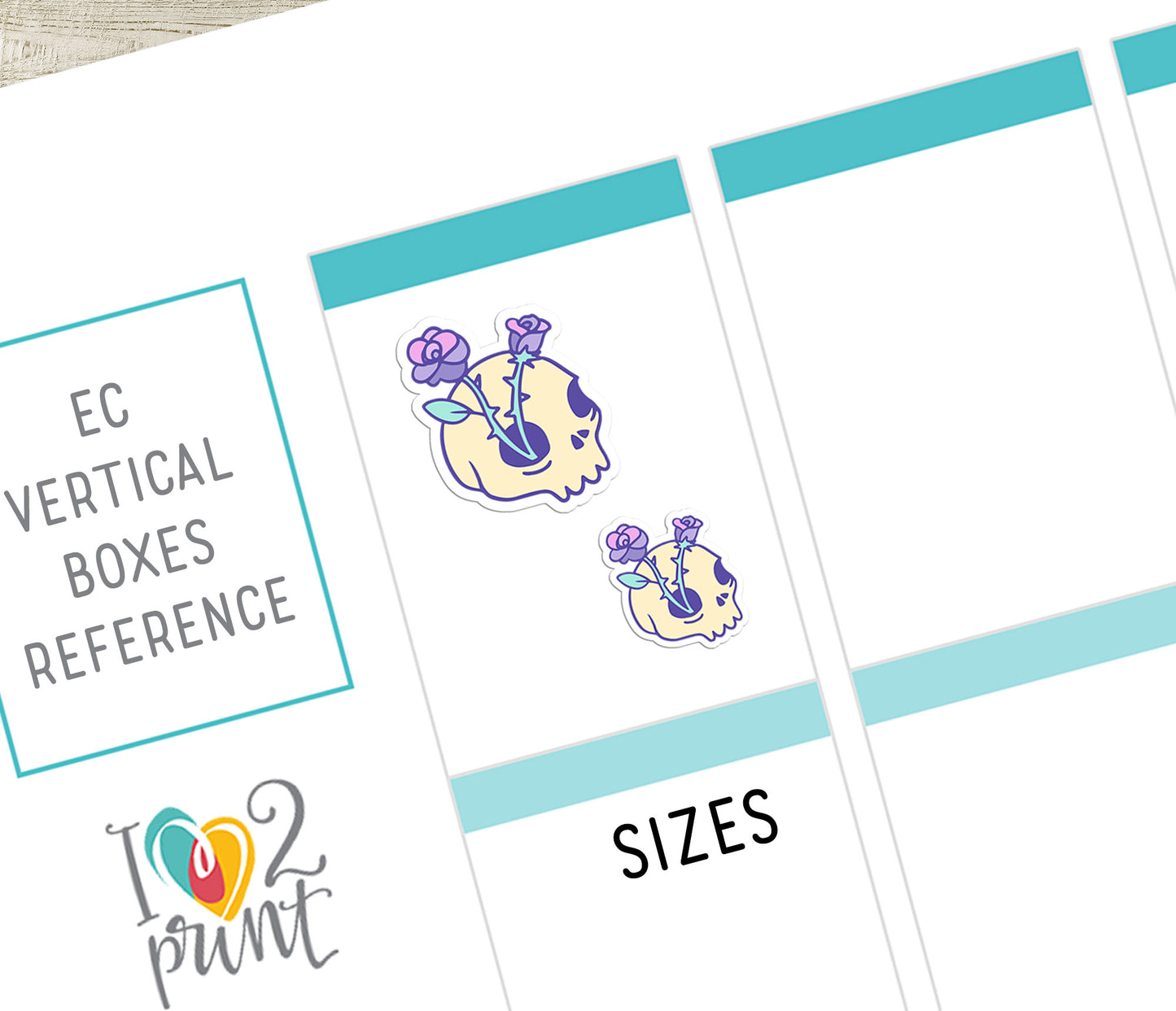 50 Witchy Color Icons Stickers set I – Printable Planner Icons (PDF & Cut Files)