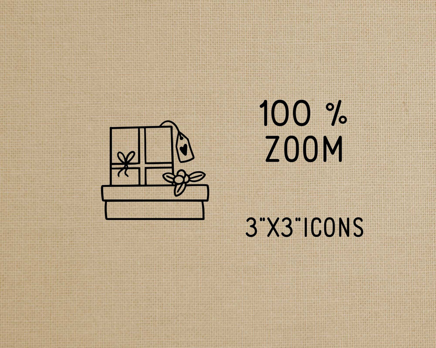 65 Doodle Christmas Stamp Icons Bundle - Icons Clipart - Digital Stamp - Vector Icons for Planner Sticker, scrapbook, craft, planner clipart