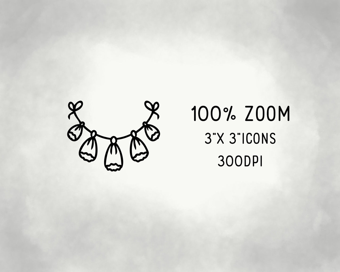25 Birthday DOODLE Icons Clipart - Celebration PNG, EPS, SVG & DXF - Instant Download