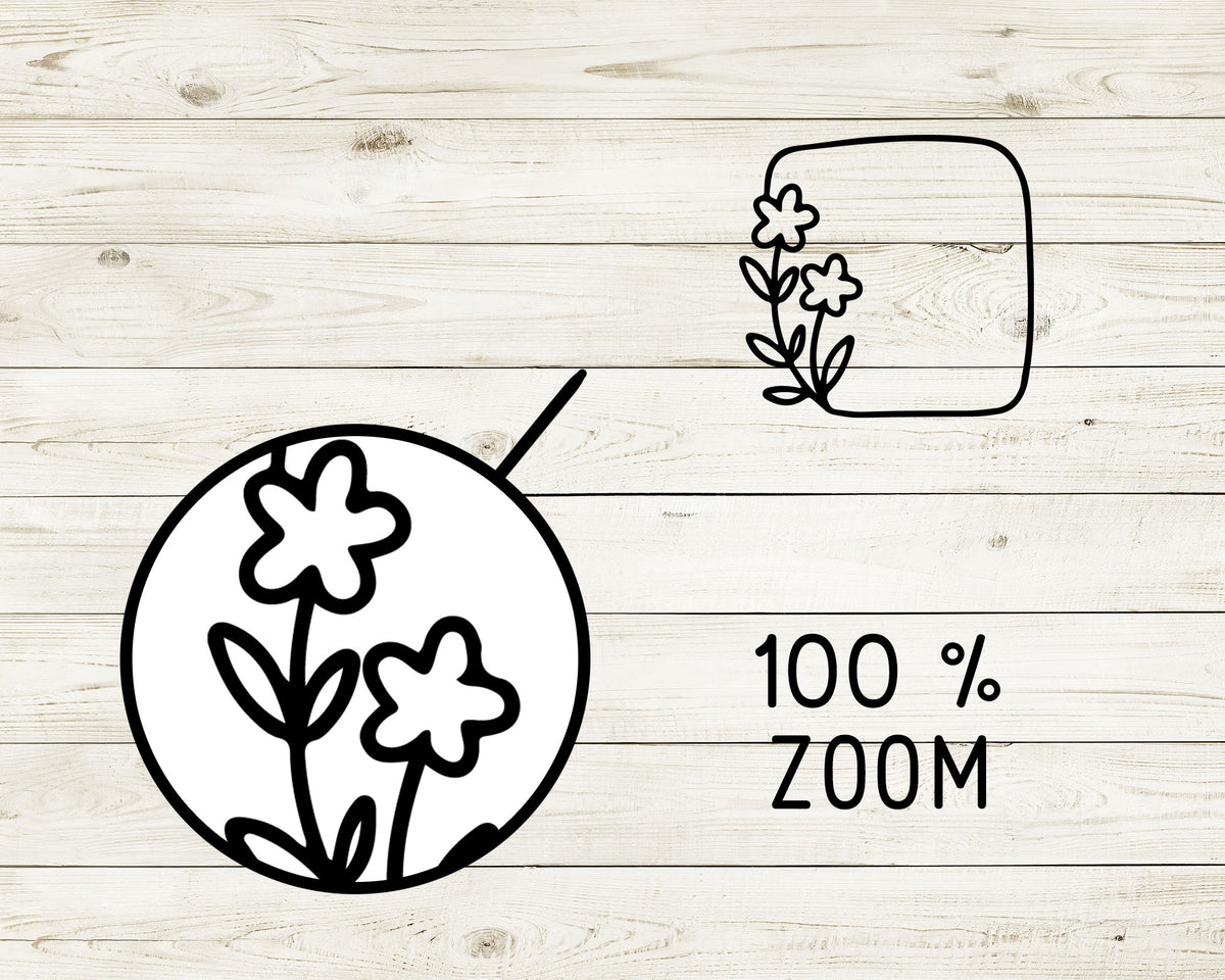 30 Cute Doodle Notes Hand Drawn Clipart | Flowers Hearts | Vector
