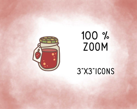 50 Fall Icons COLOR Bundle - EPS, SVG, DXF, PNG Clipart - Instant Download