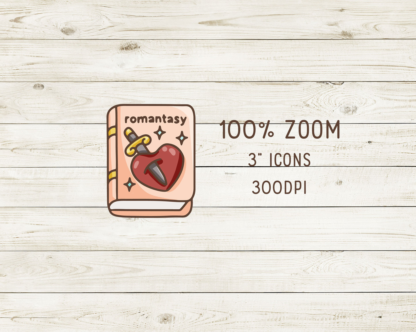 24 Book Genre Icons COLOR ClipArt | Digital Reading Planner Graphics | Transparent PNG Instant Download