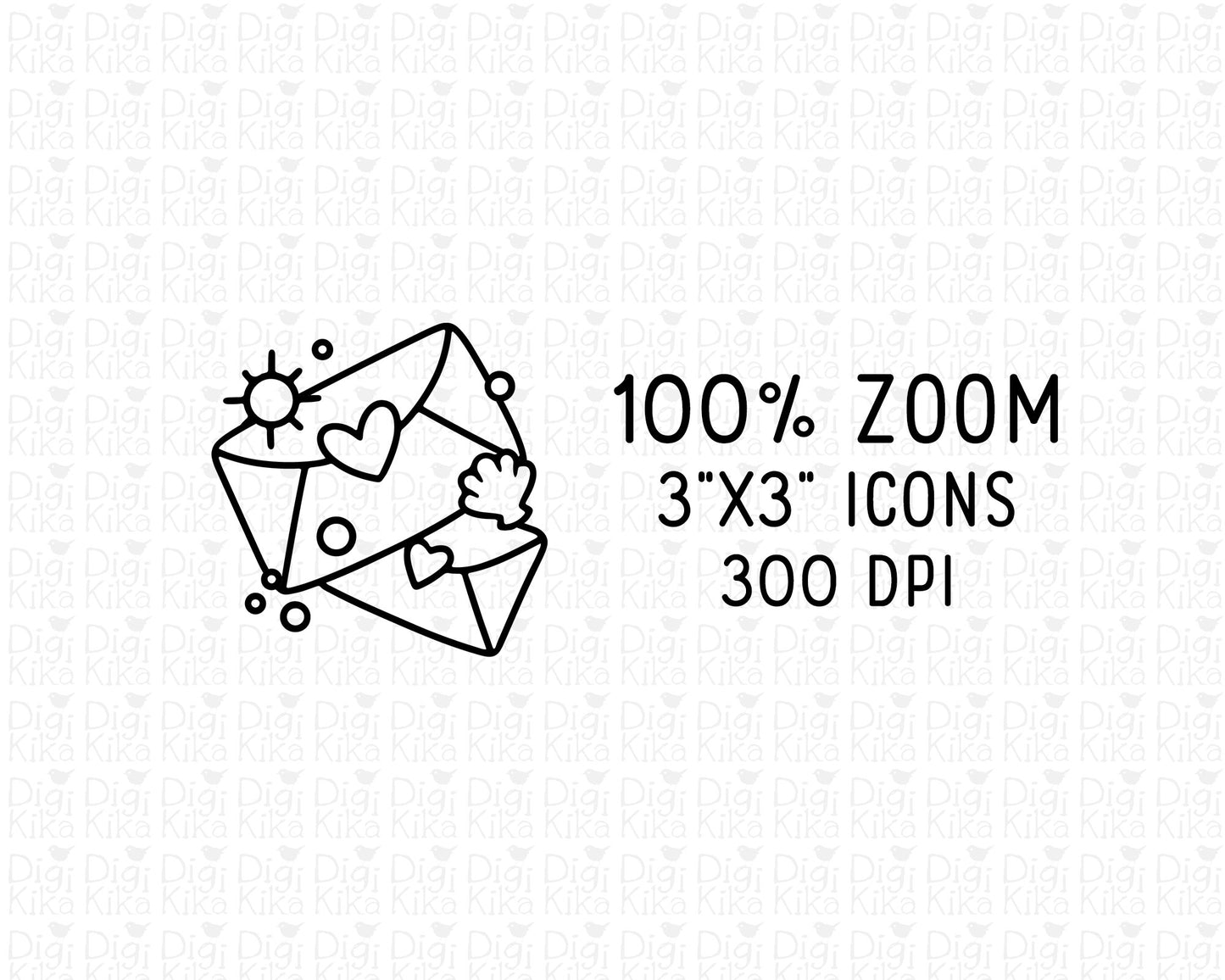 Daily Icons DOODLE Mega Bundle – 6 Seasonal & Themed Clipart Sets - Editable Graphics