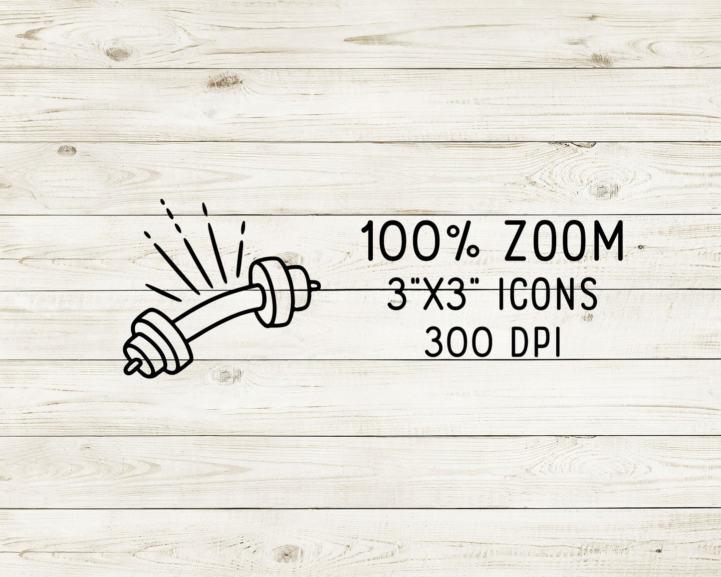 65 Sports Workout Icons Doodle Vector | Fitness Gym Graphics | EPS SVG DXF PNG | Commercial Use