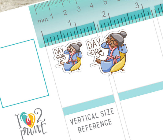 Elena Day Off – Colored Printable Stickers (PDF + Cut Files)