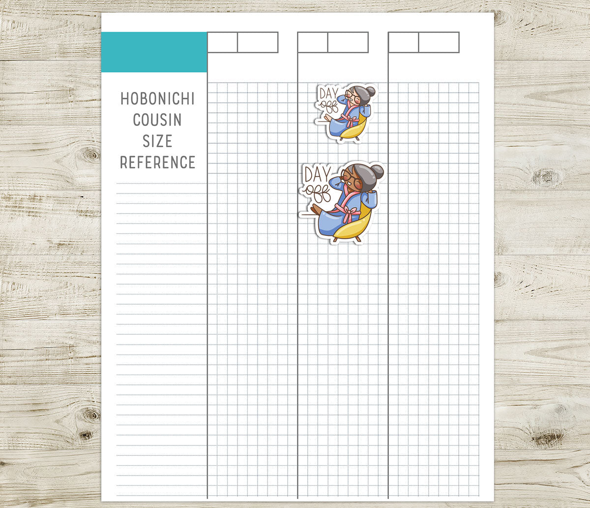 Elena Day Off – Colored Printable Stickers (PDF + Cut Files)