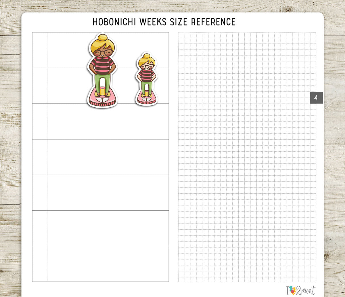 Elena Diet - COLOR Printable Planner Sticker - PDF & Cut Files
