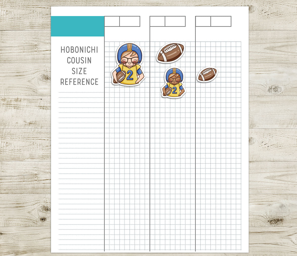 Elena Football Tracker – COLOR Printable Planner Stickers – Practice & Game Day – PDF + Cut Files