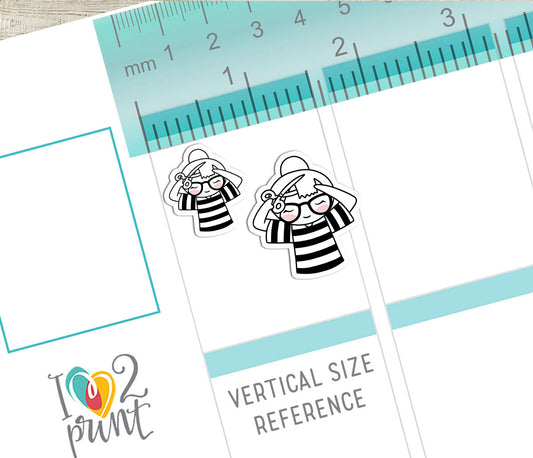 Elena Hair Care – Doodle Printable Stickers (PDF + Cut Files)