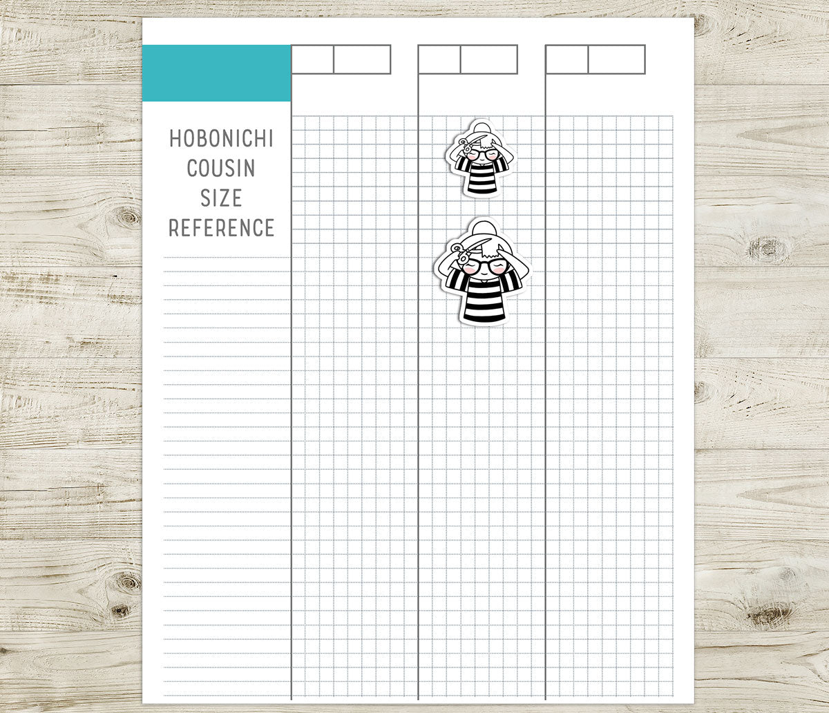 Elena Hair Care – Doodle Printable Stickers (PDF + Cut Files)