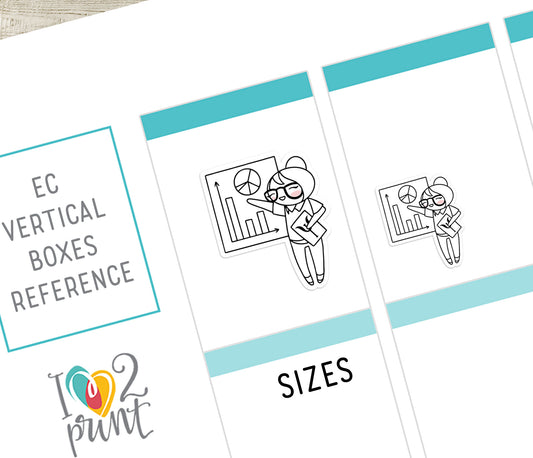 Elena Psychology Doodle Printable Stickers | Professional Therapy | 2 Sizes | PDF Cut Files