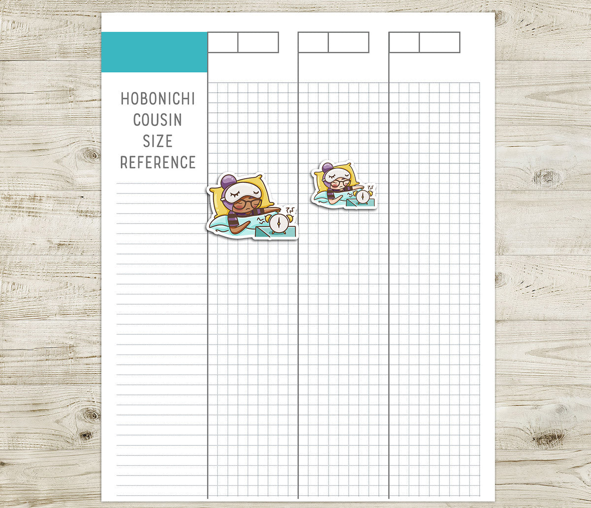 Elena Wake Up - COLOR Printable Planner Sticker - PDF & Cut Files