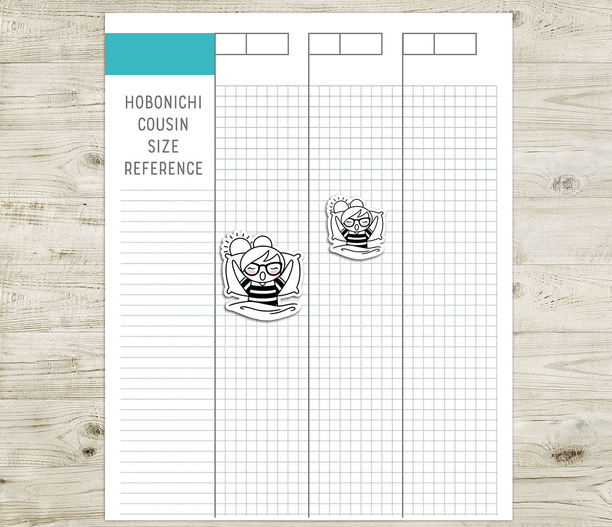 Elena Wake Up - DOODLE Printable Planner Sticker - PDF & Cut Files