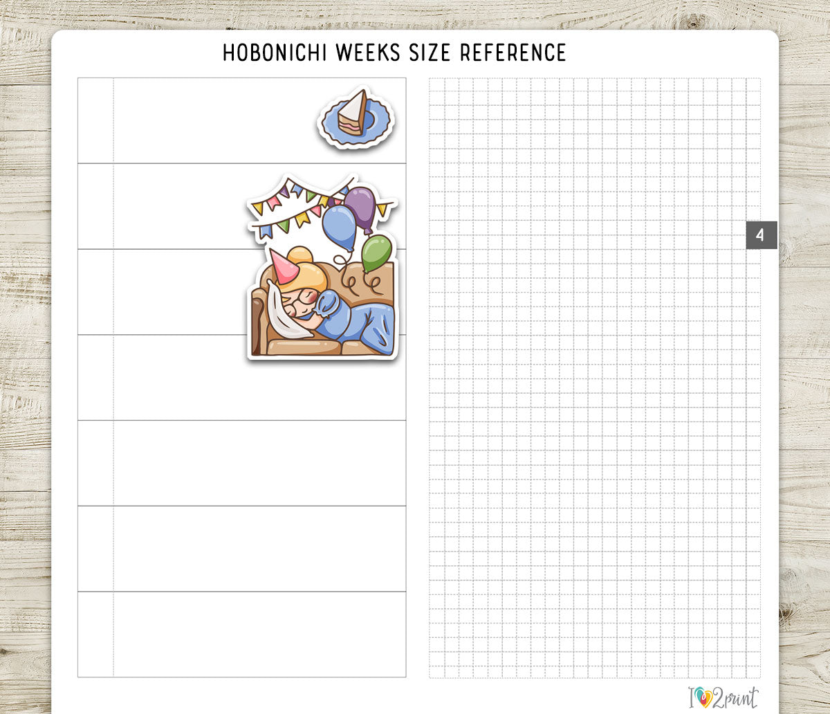 Elena Happy Birthday Decorative Stickers | Printable Planner Stickers | PDF Cut Files | Instant Download