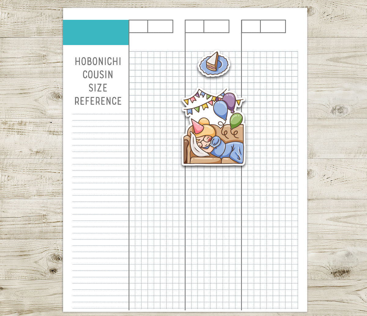 Elena Happy Birthday Decorative Stickers | Printable Planner Stickers | PDF Cut Files | Instant Download