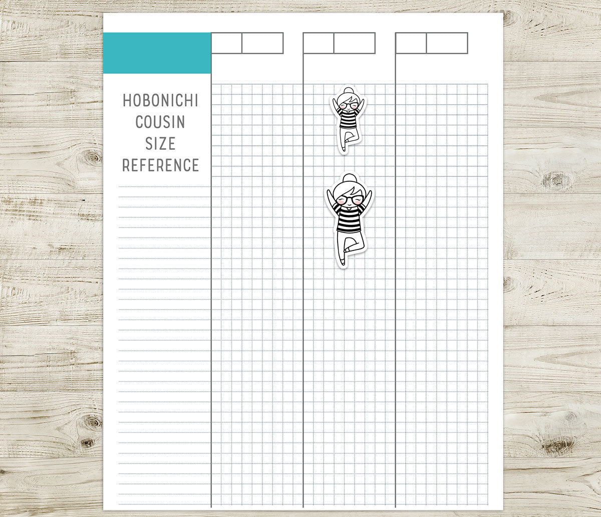 Elena Meditation Doodle Printable Planner Stickers | Outline Zen Mindfulness | PDF Cut Files