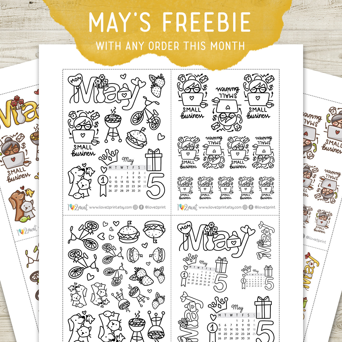 May orders freebie