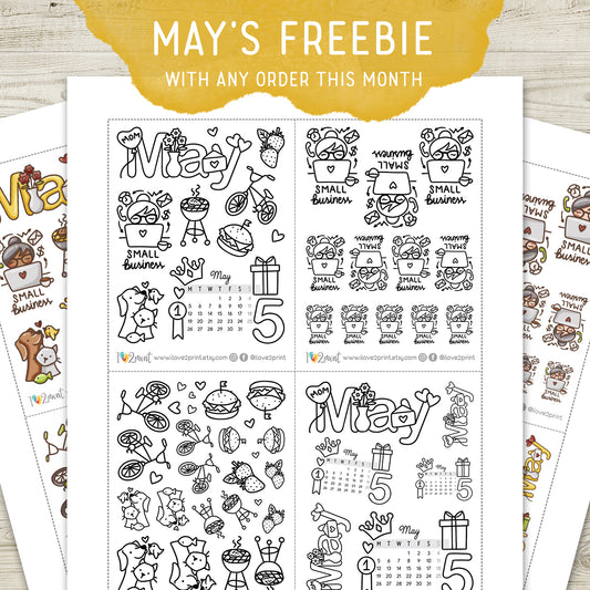 May orders freebie