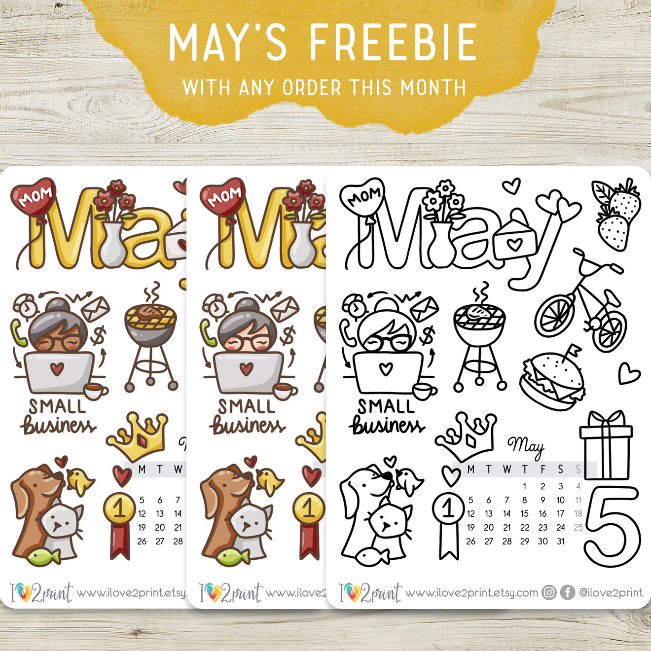 May orders freebie