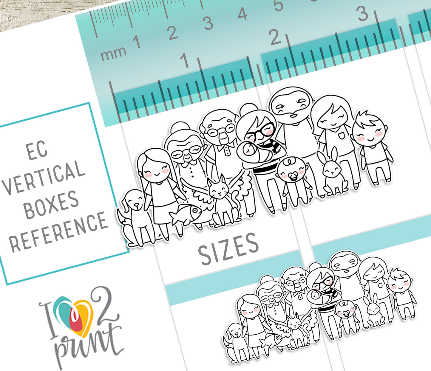 Make Your Own Family Doodle Bundle | Set 1 + Set 2 Complete | PDF Cut Files | Best Value