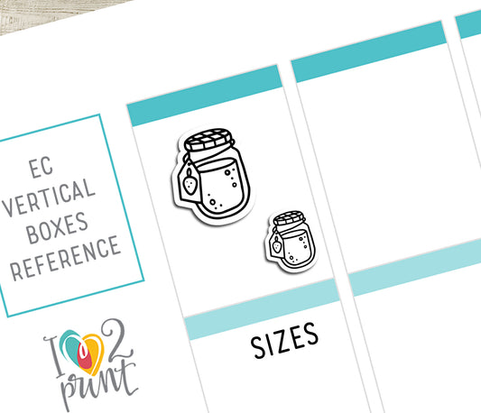 50 Fall Printable Icons Stickers – STAMP Planner Icons - PDF & Cut Files
