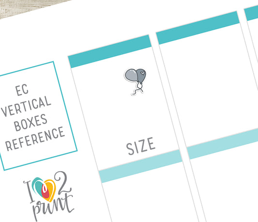 Balloons Mini Icon Printable Planner Stickers | 48 Colors | PDF Cut Files