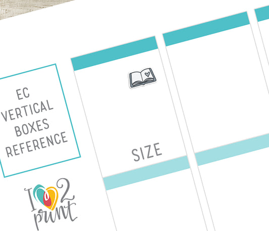 Opened Book Icons Stickers - Functional Printable Stickers - Instant Download
