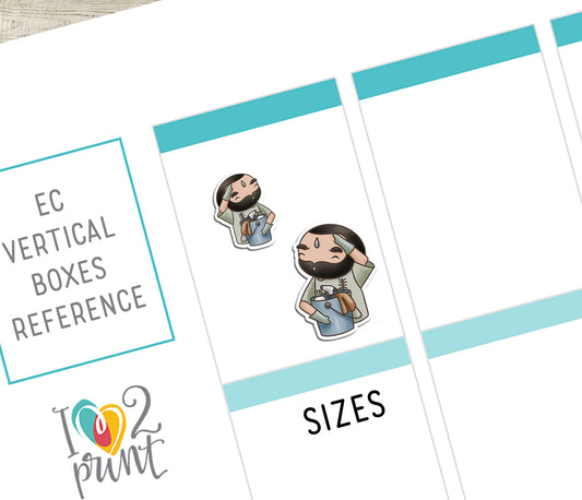 Oliver Chores Light Skin Printable Stickers  SET 1 | Cut Files | Planner