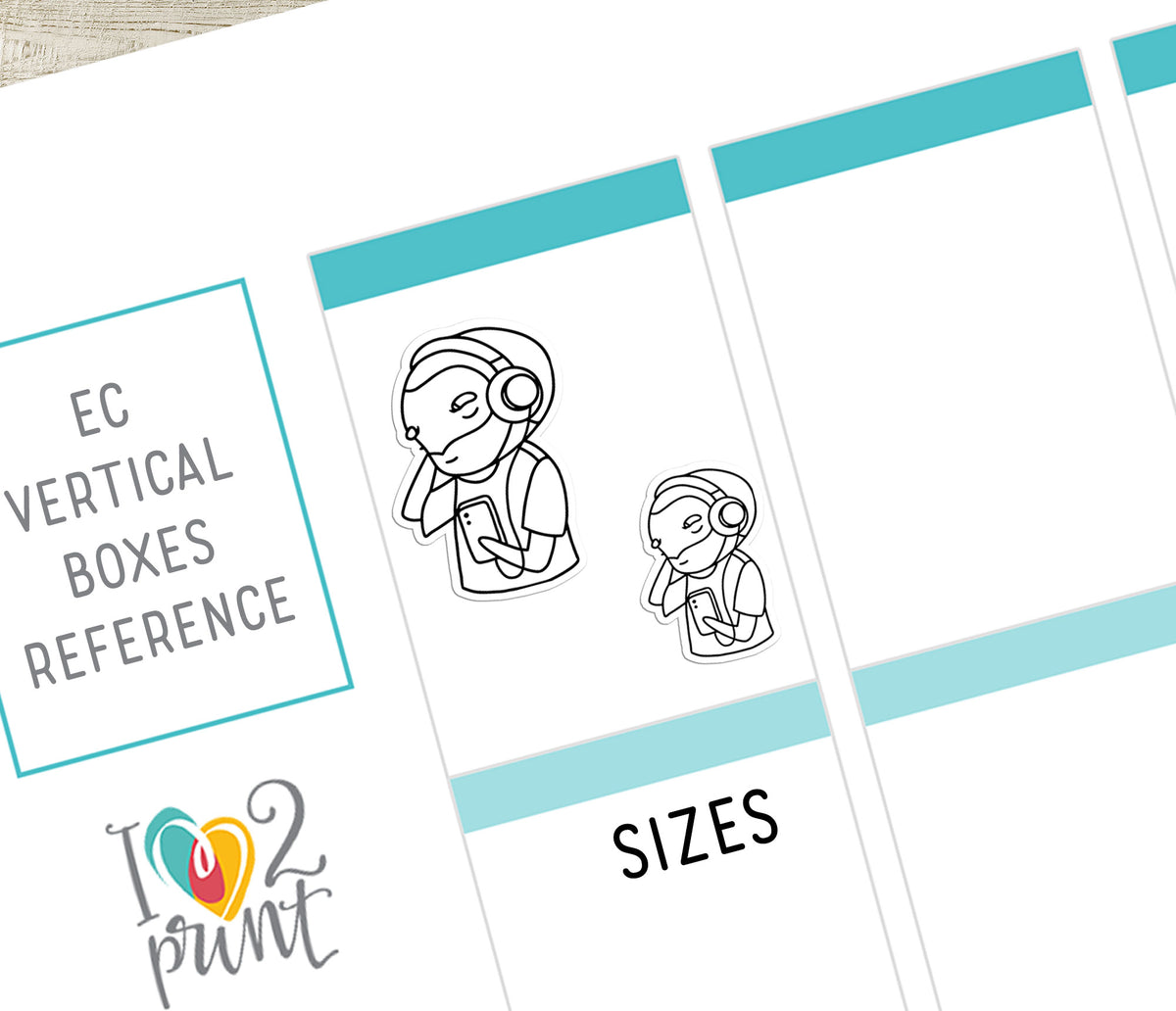 Oliver Chores Set 2 Outline Printable Stickers | Color In | Cut Files