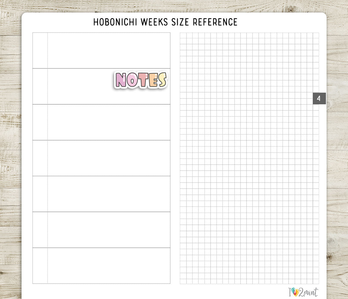 Notes Bubble Font Printable Planner Stickers - PDF & Cut Files