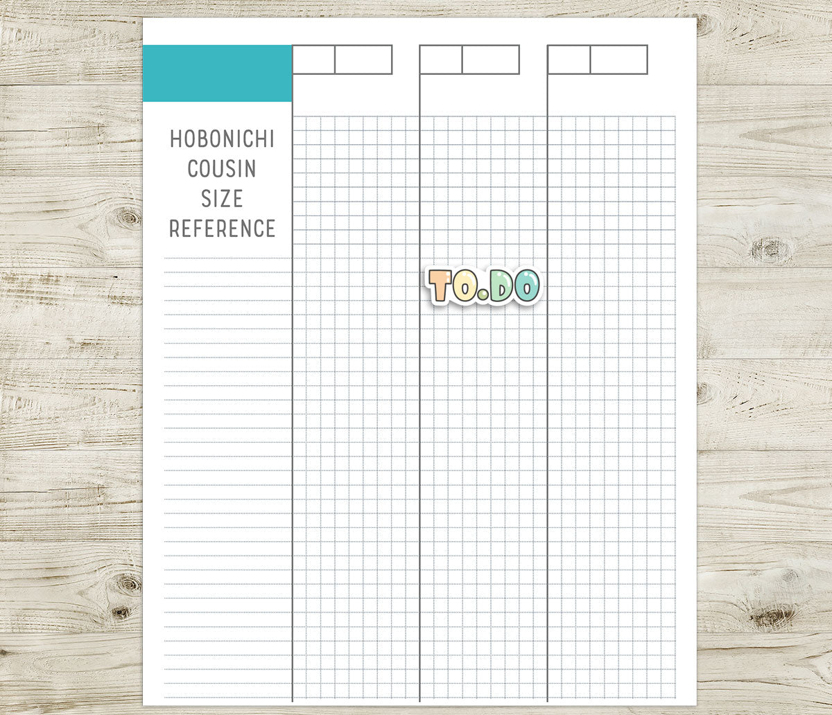 To Do Bubble Font Printable Planner Stickers - PDF & Cut Files