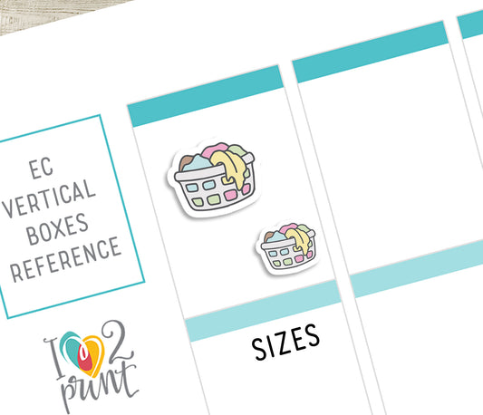 100 Home Chore Pastel Stickers – Printable Planner Icons – PDF + Cut Files – Instant Download