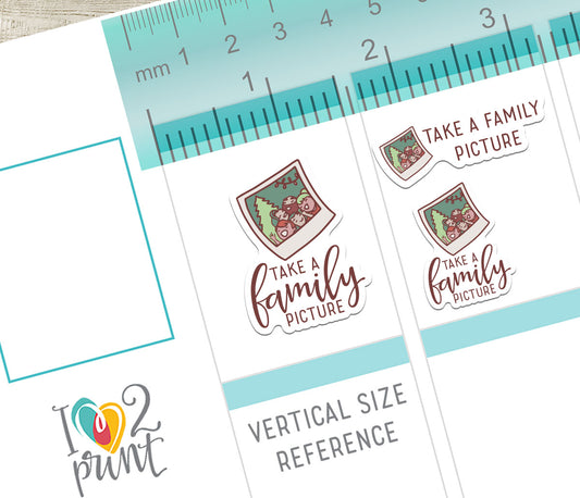 Christmas Bucket List Printable Stickers – Hand Drawn Holiday Planner Icons - PDF & Cut Files