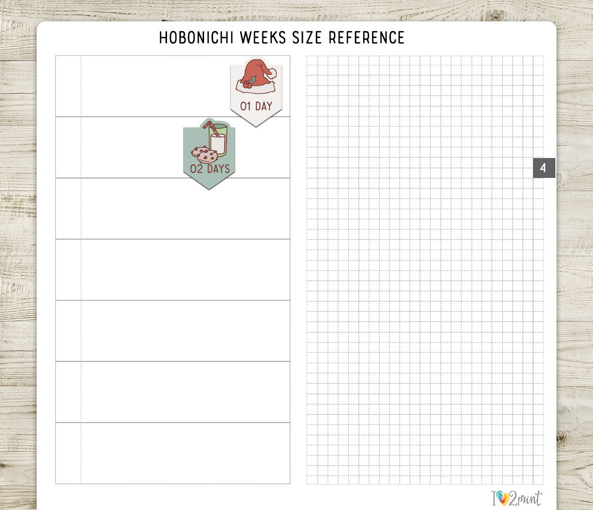 Christmas Countdown Printable Stickers – Hand Drawn Holiday Planner Icons - PDF & Cut Files