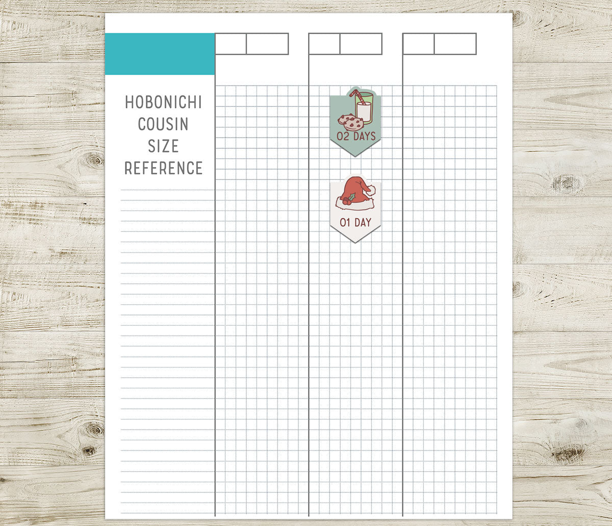 Christmas Countdown Printable Stickers – Hand Drawn Holiday Planner Icons - PDF & Cut Files